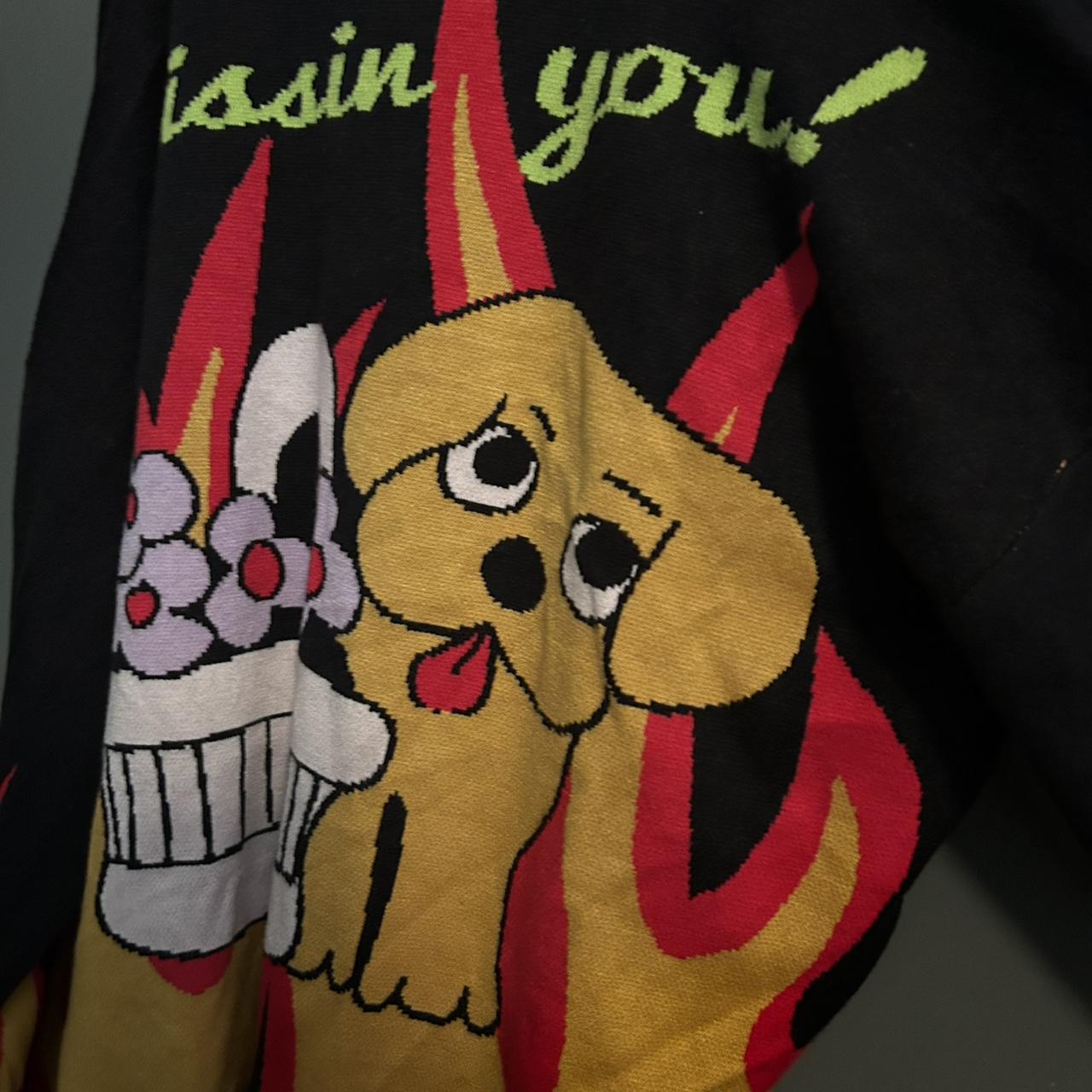 Lazy Oaf Women's Cardigan - Black - L – Lazy Oaf … - image 3