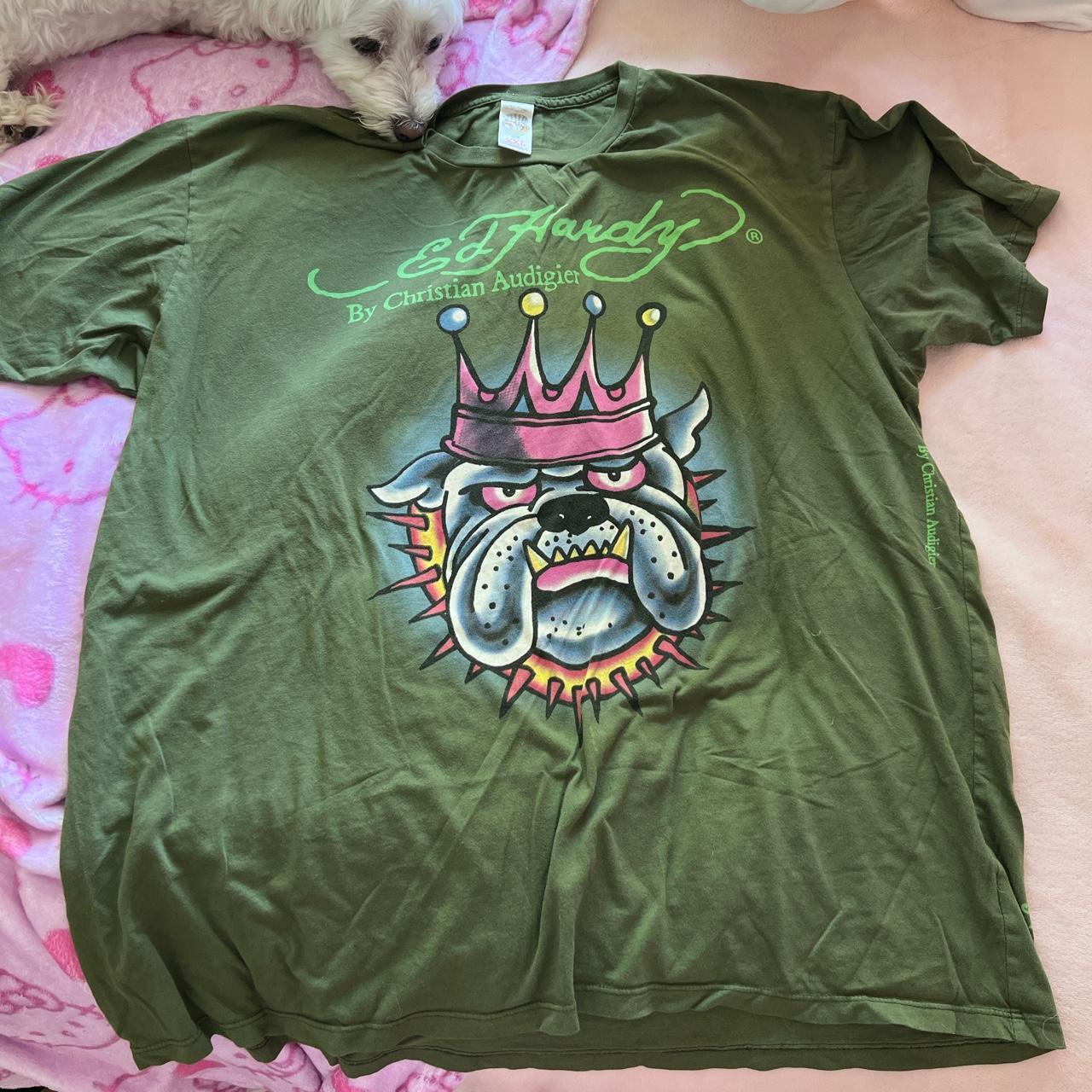 green ed hardy shirt