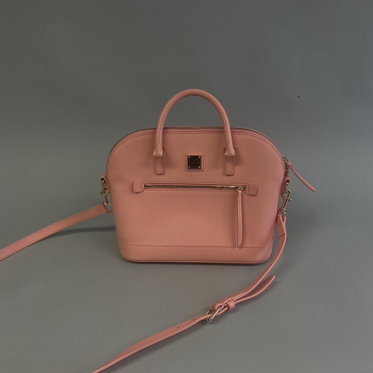 Pink Dooney and Bourke Saffiano Purse The cutest Depop