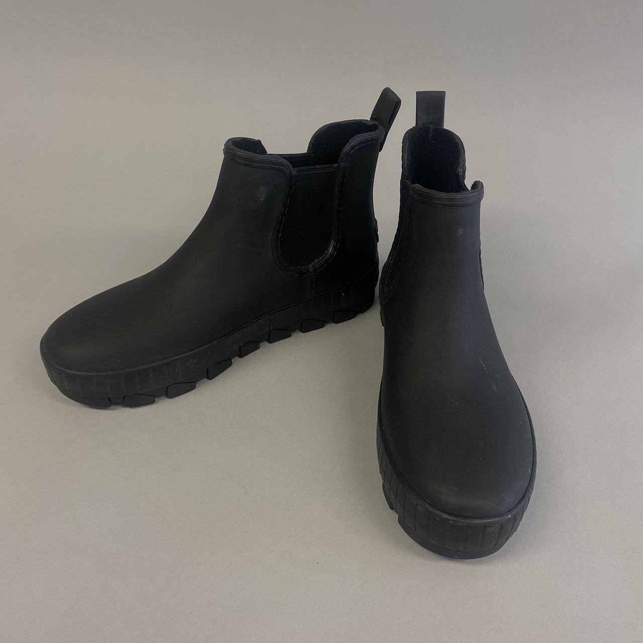 goth rain boots