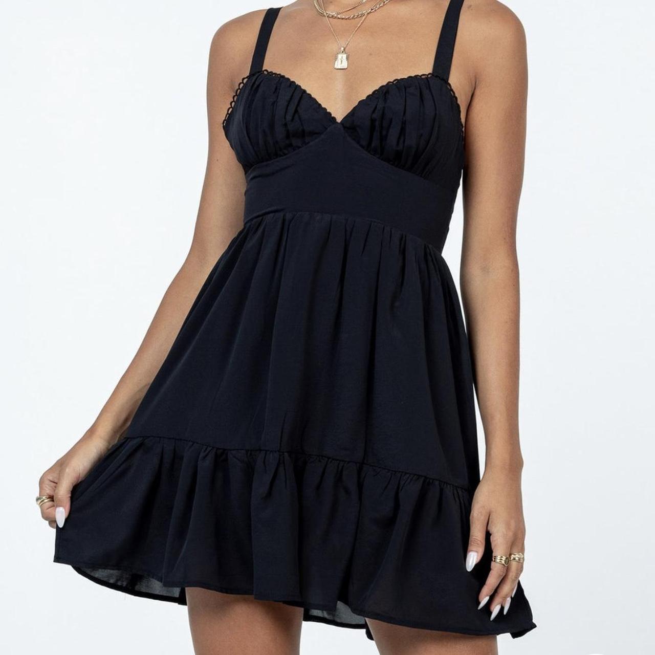 Princess Polly Women's Black Dress Depop