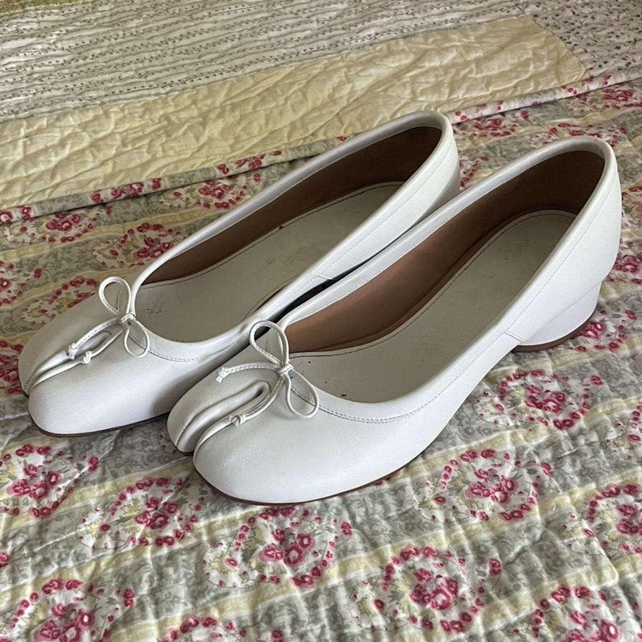 Maison Margiela Tabi Ballerinas with heel. Size IT... - Depop