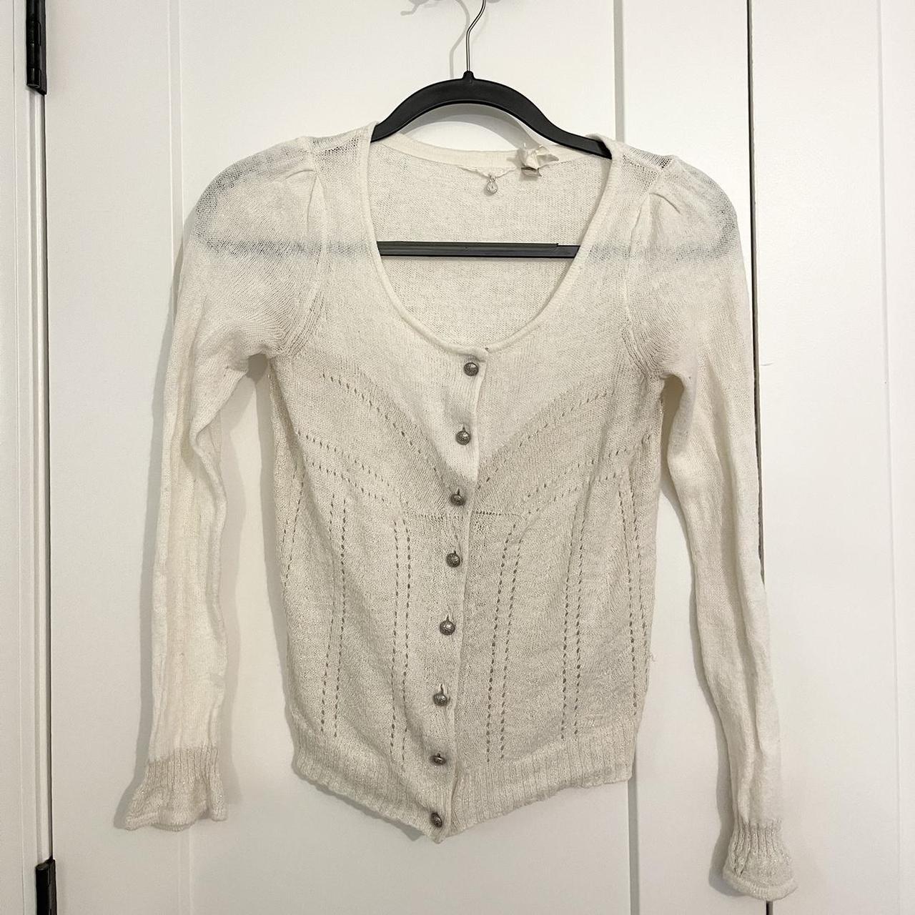 Anthropologie knitted and knotted cardigan best sale