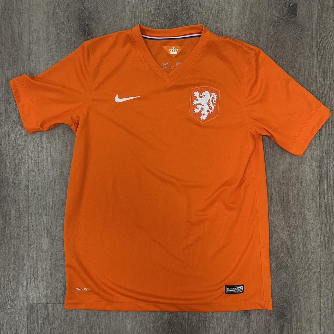 Vintage Nike Y2K Netherlands Youth XL Soccer Jersey... Depop