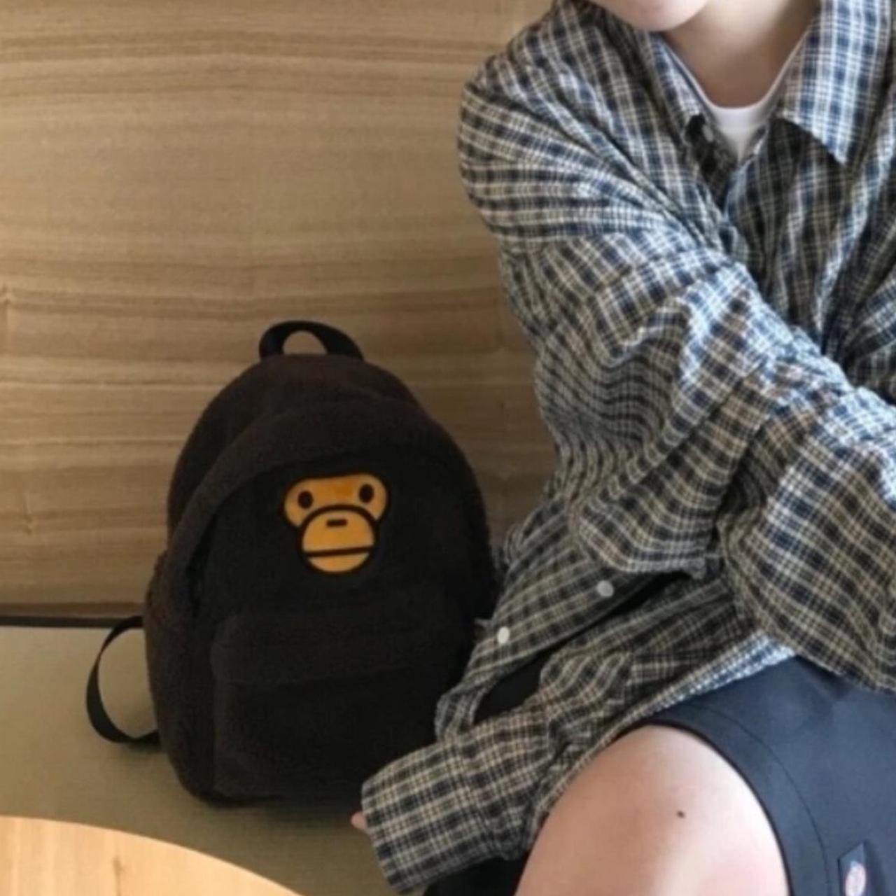 Baby Milo Mini Fur Backpack Rare Bape | Depop