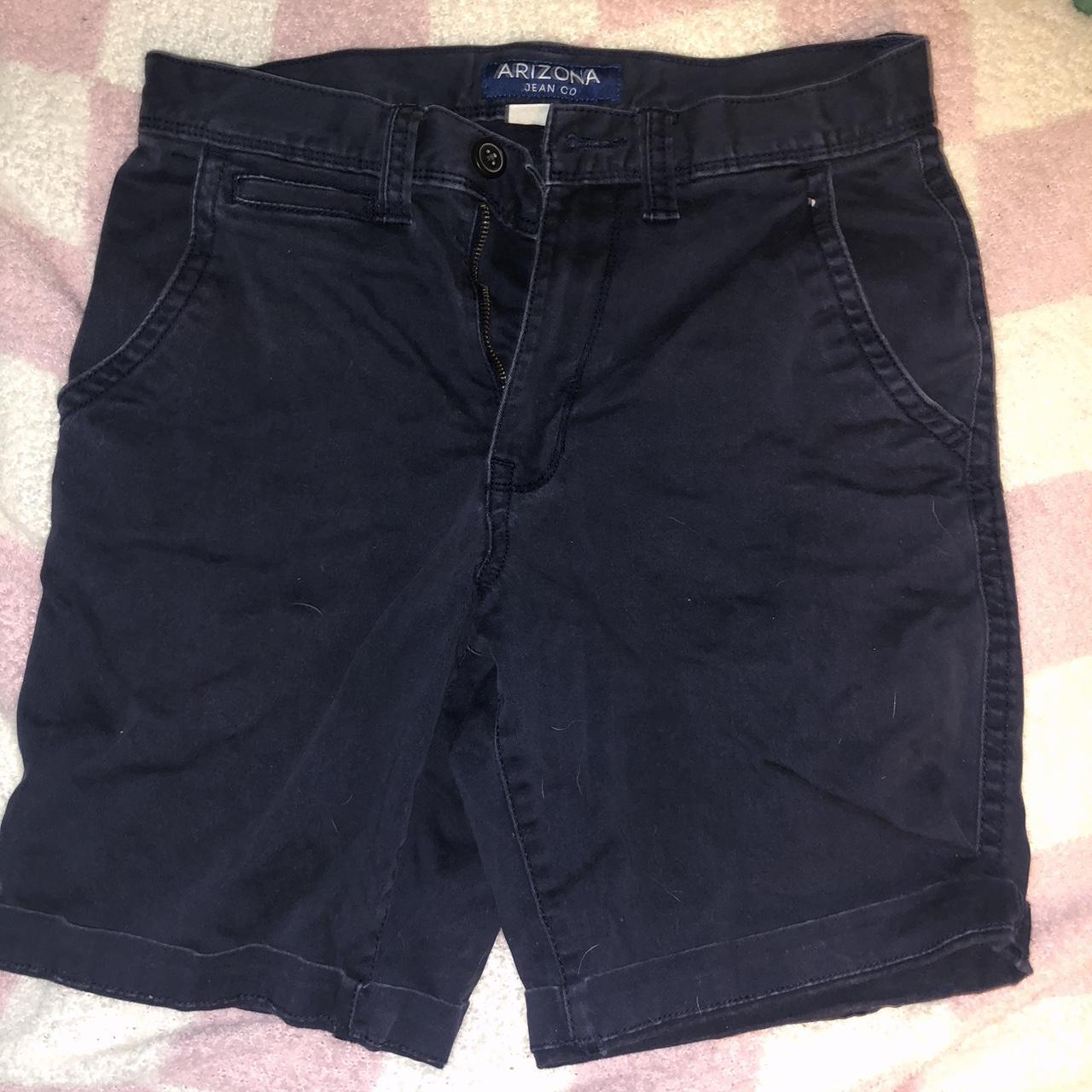 Arizona Men's Navy Shorts | Depop