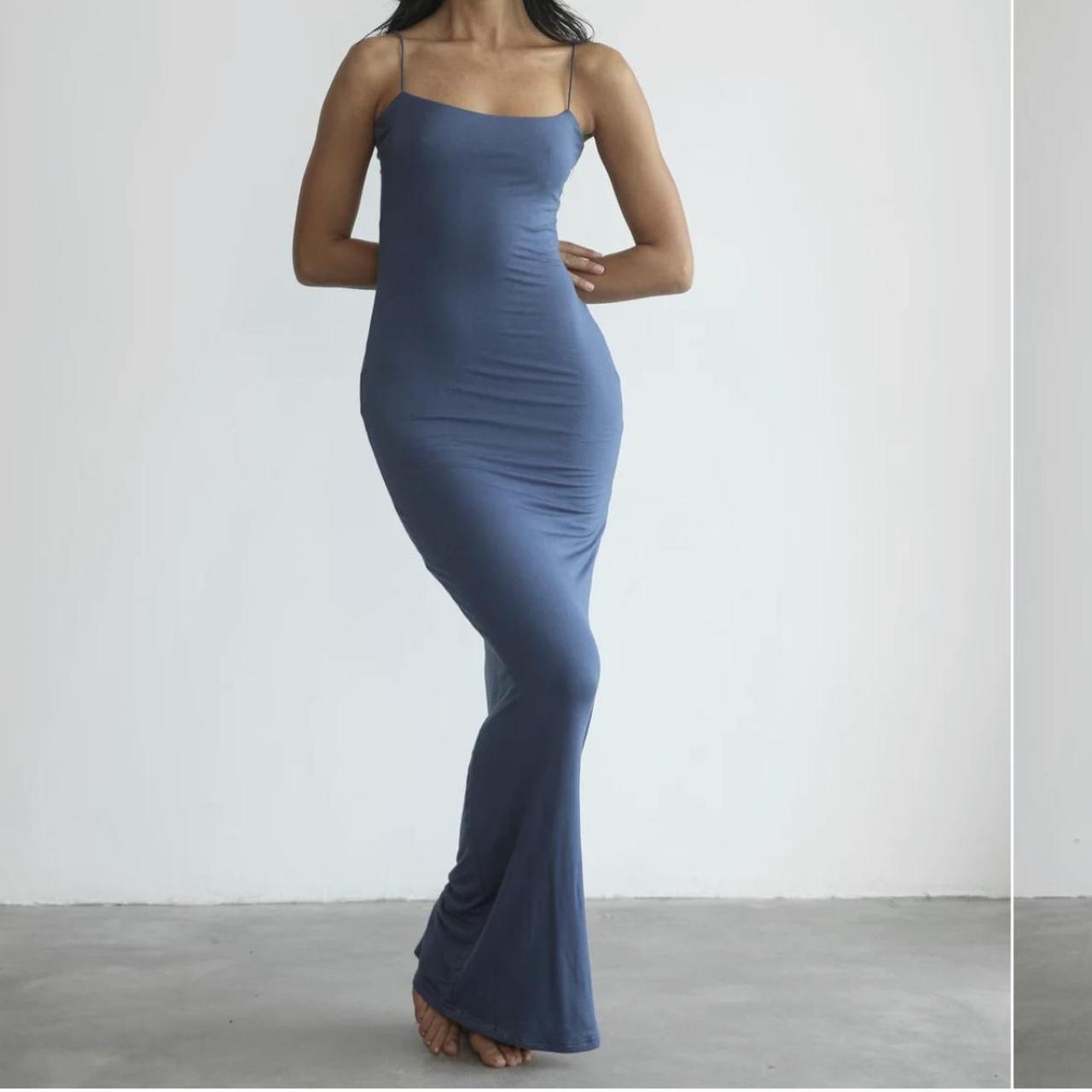 Tammy Maxi Dress (Storm Blue) from Charcoal... Depop