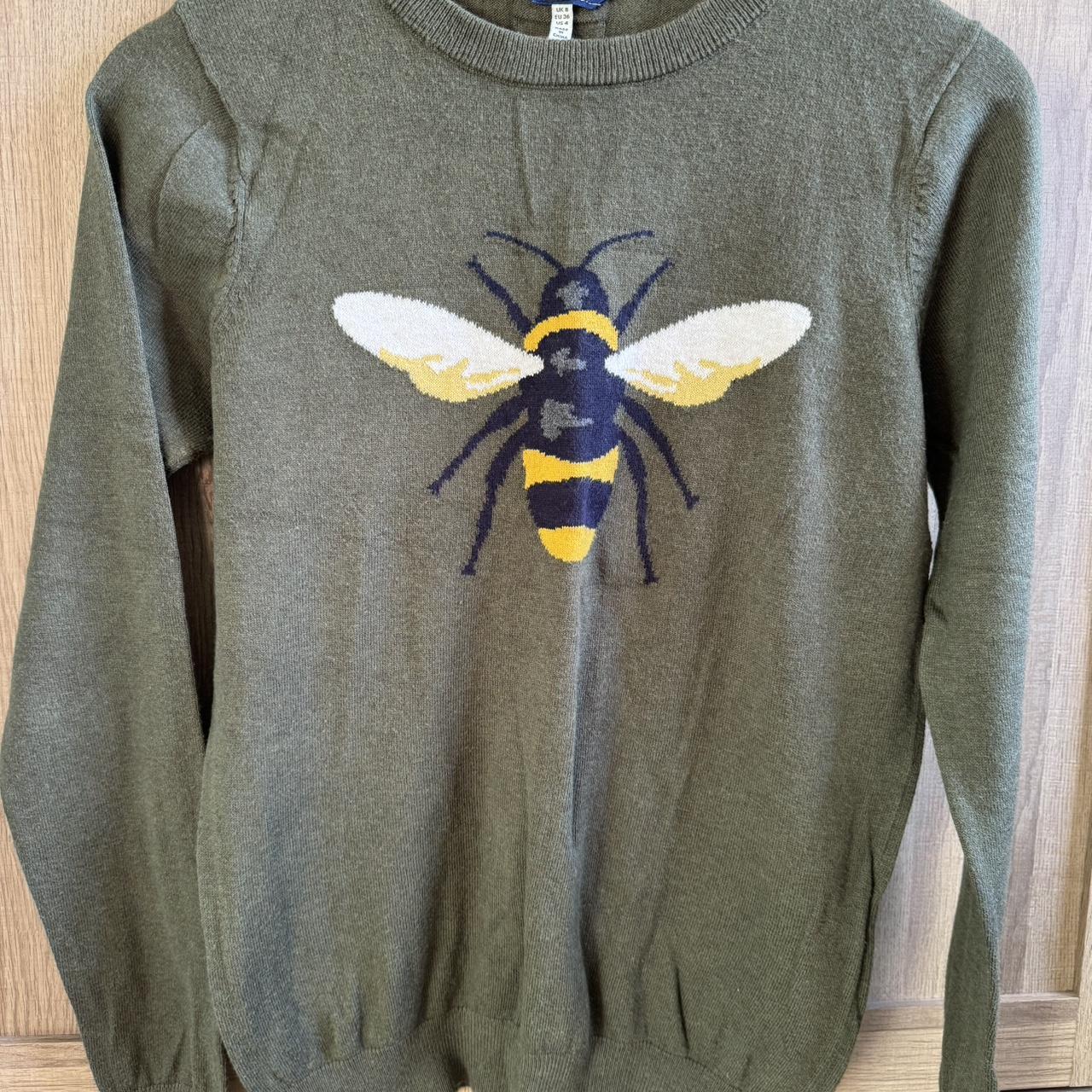 Joules green deals bee jumper