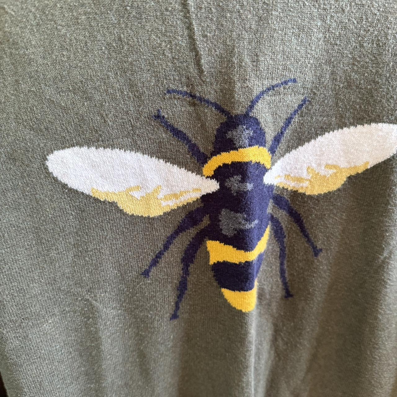 Joules green deals bee jumper