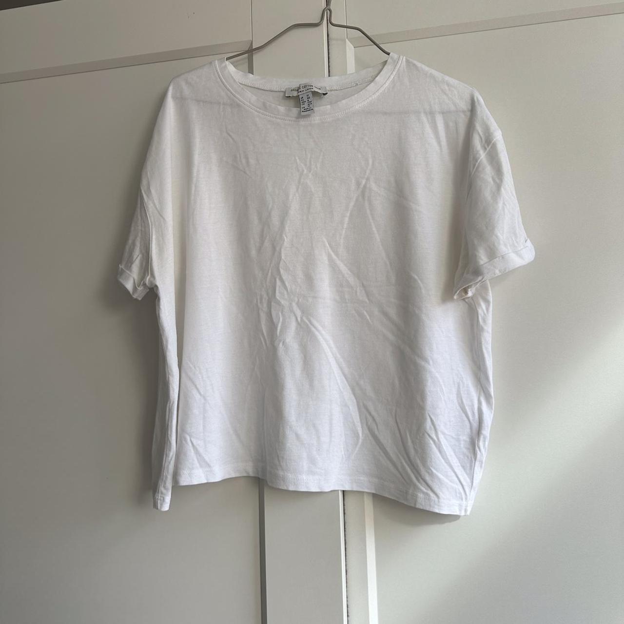 New Look Women's White T-shirt | Depop