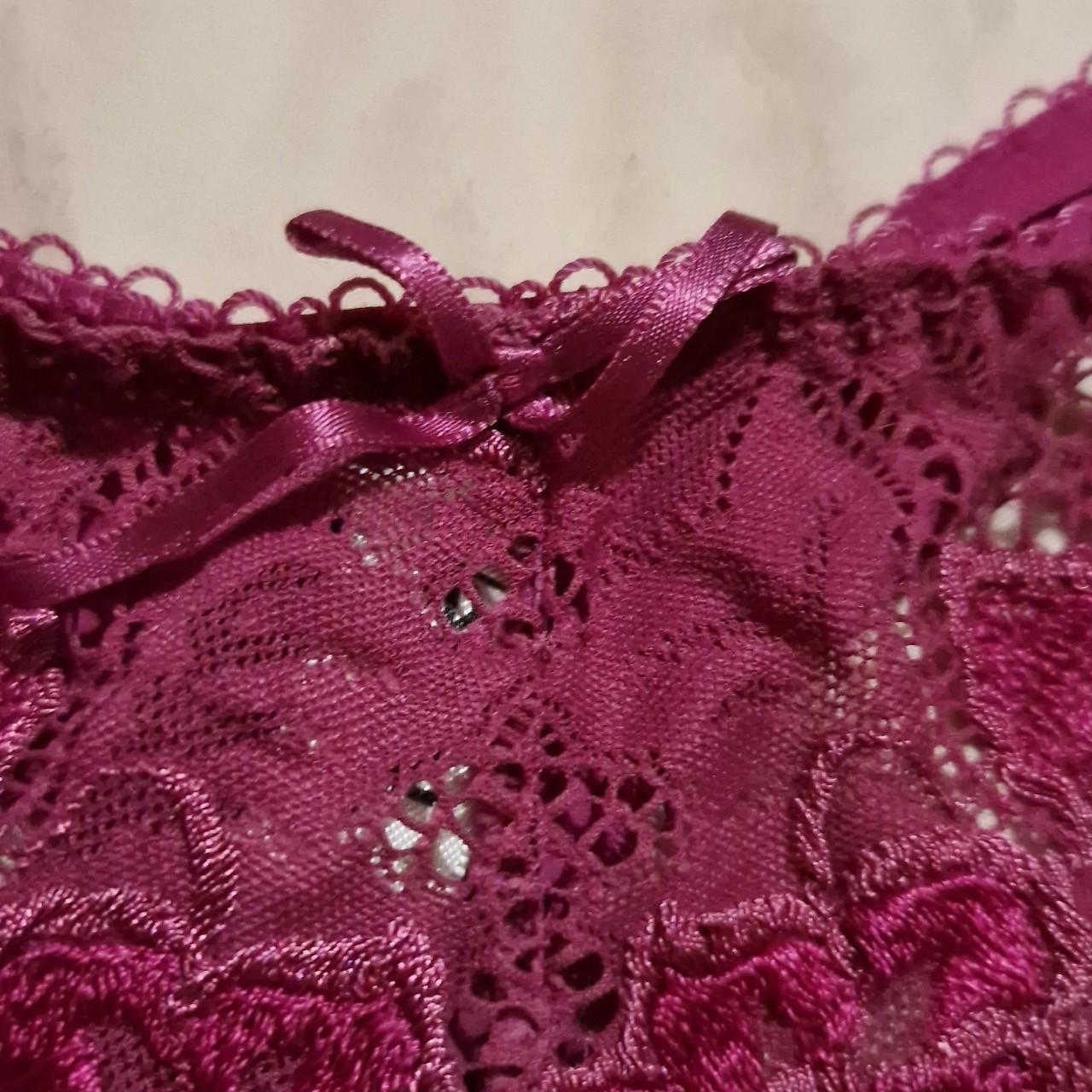 Lepel Pink Lingerie Set, hardly worn, 32b bra, UK 8... - Depop