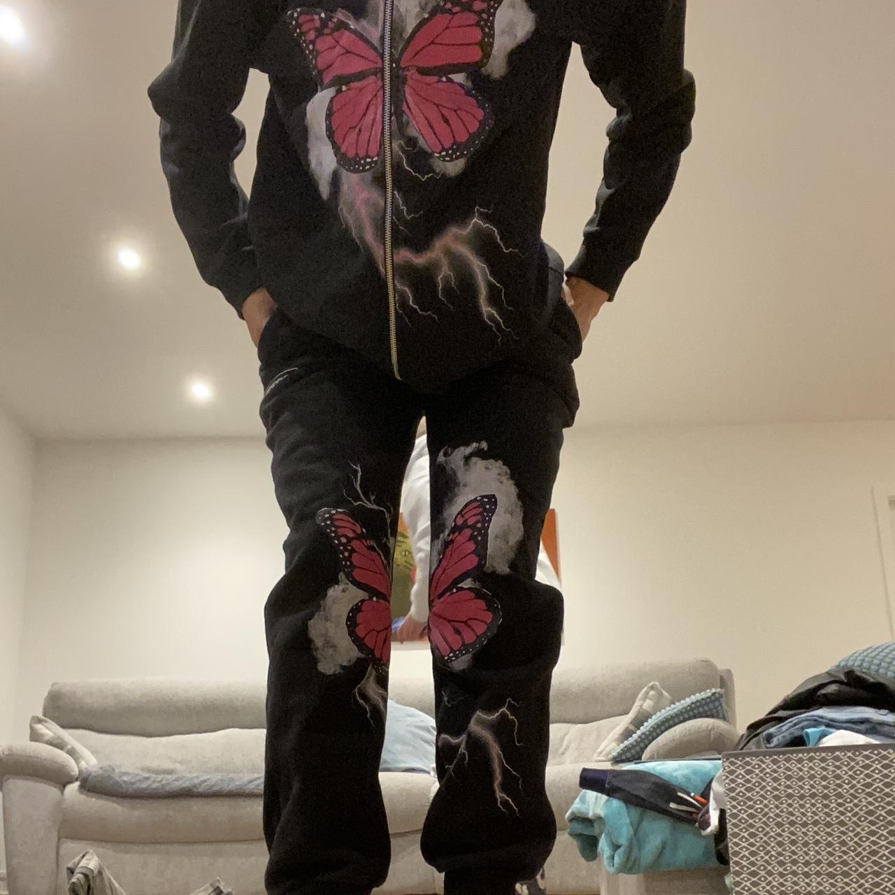 Boohoo butterfly tracksuit ✨, Size small,