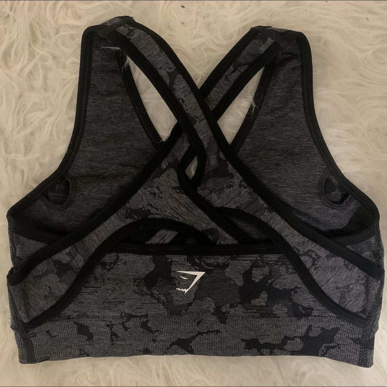 Gymshark adapt camo seamless sports bra Tried on but... - Depop