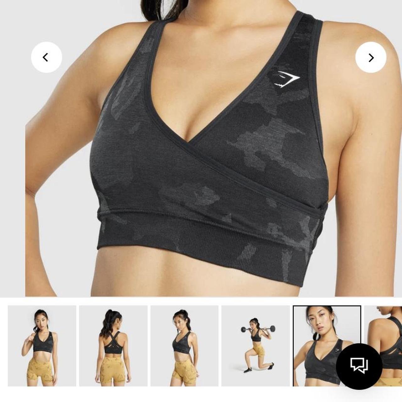 Gymshark Adapt Camo Seamless Sports Bra Tried On But Depop 9132