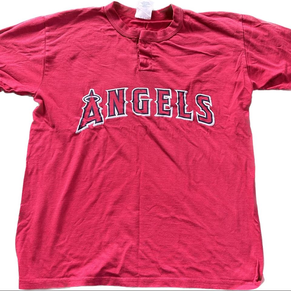 VINTAGE Anaheim Angels Stitched Baseball Jersey - - Depop