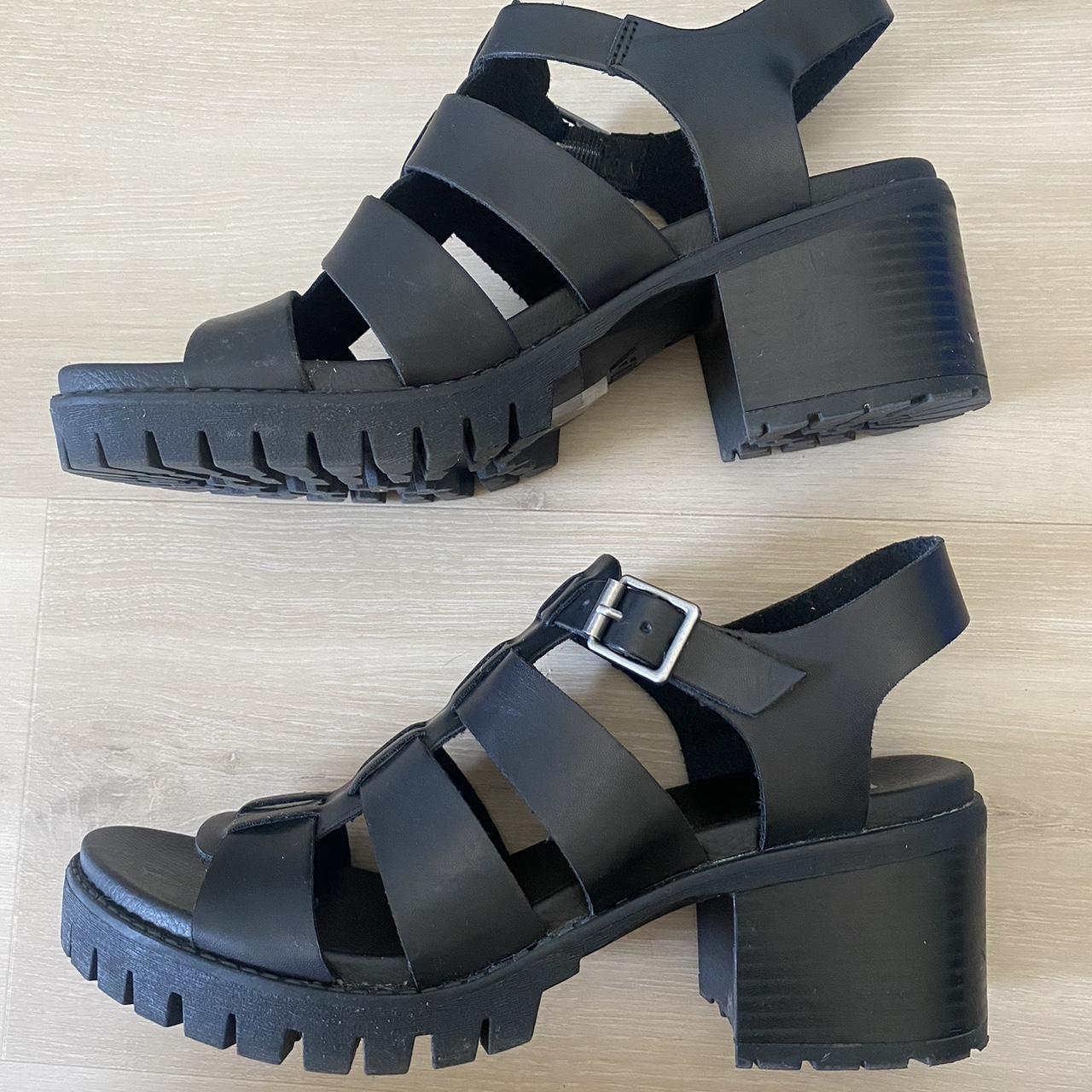 MIA Women's Black Sandals | Depop