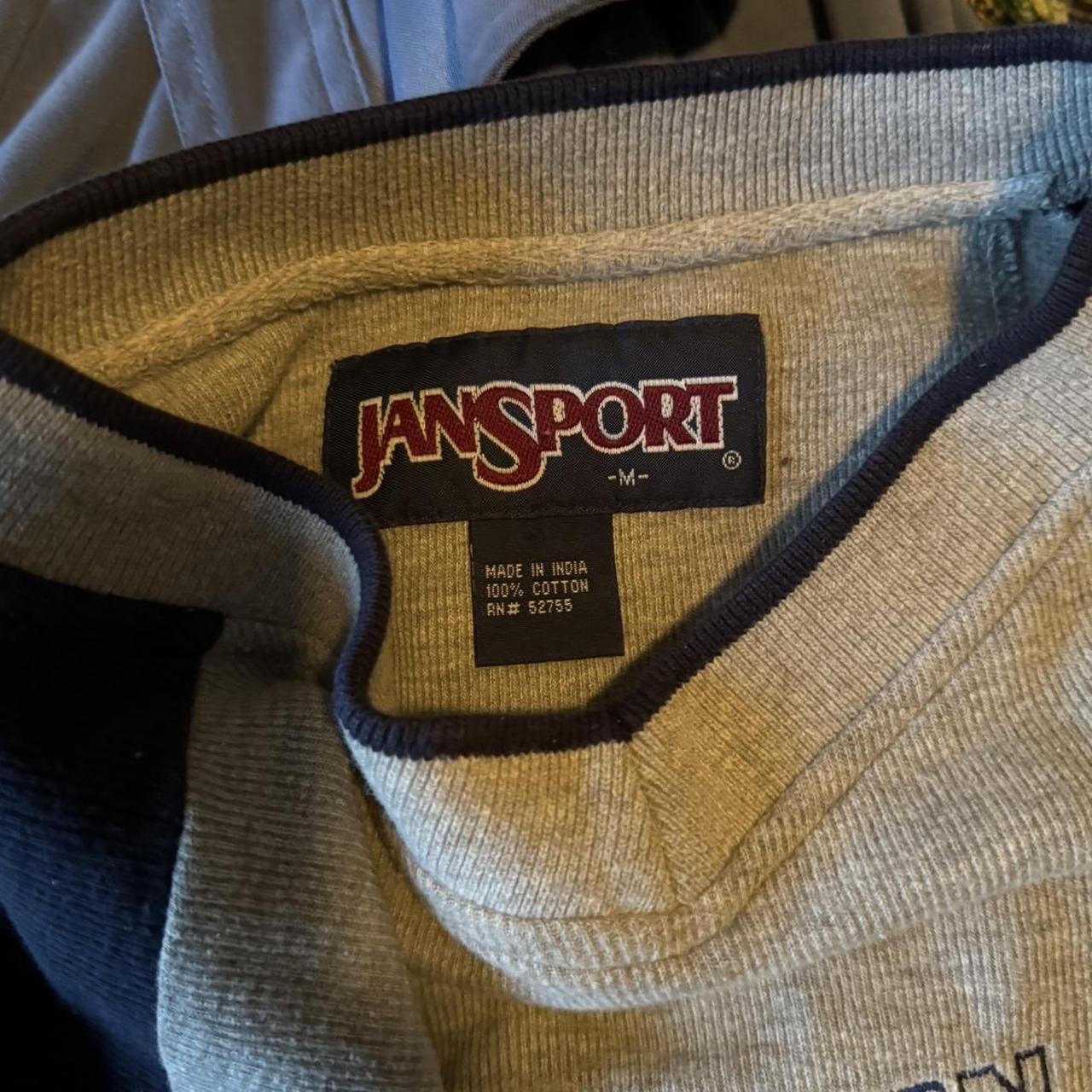 jansport crewneck m super cute & a thick material... - Depop