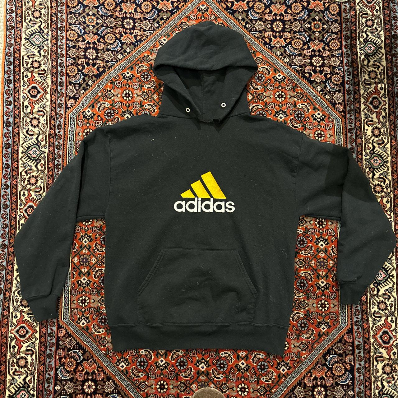 Black and gold adidas hoodie mens best sale