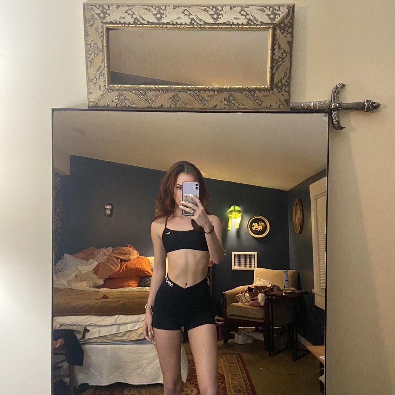 womens black nike pros