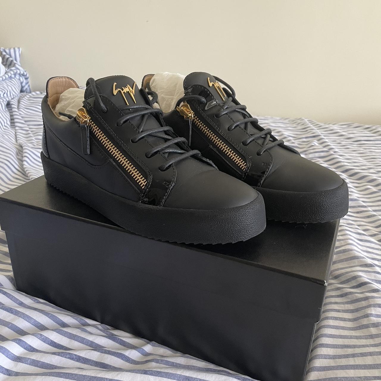 giuseppe zanotti frankie black gold