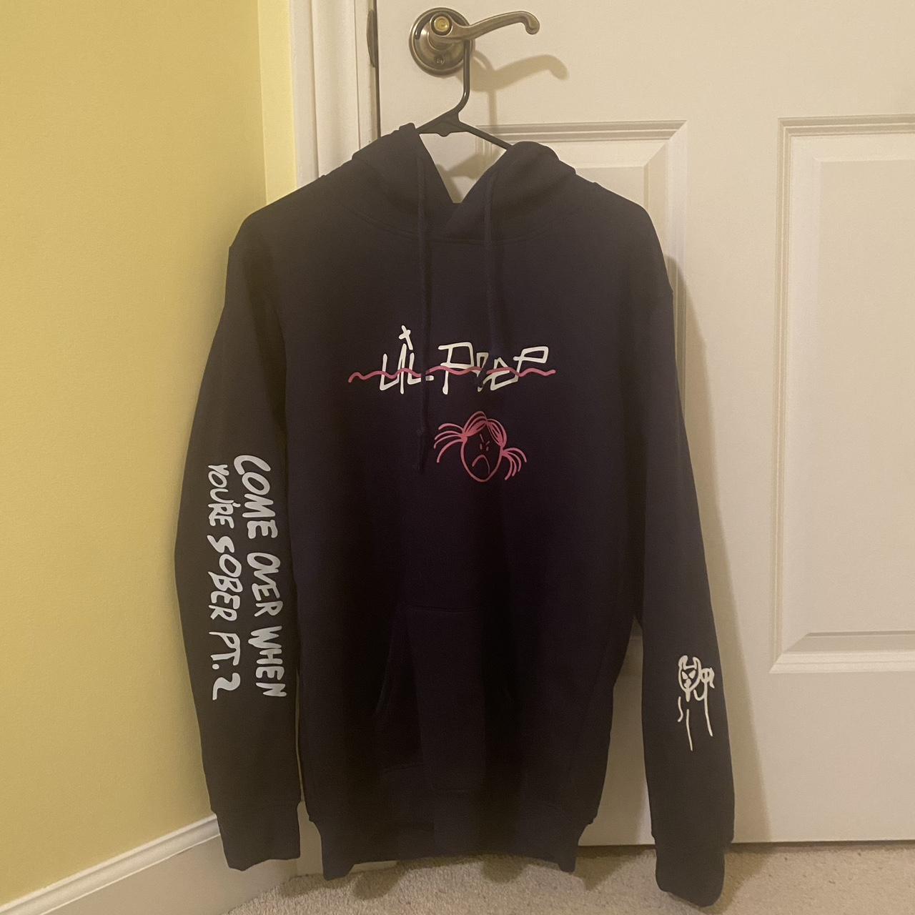 navy blue lil peep come over when you’re sober part... - Depop