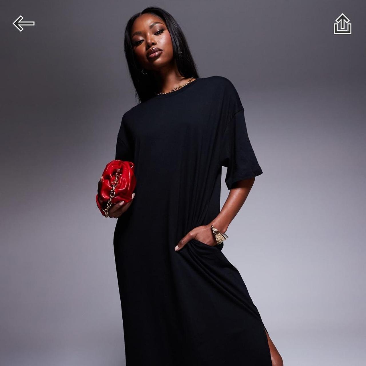 ASOS Design oversized maxi T-shirt Depop