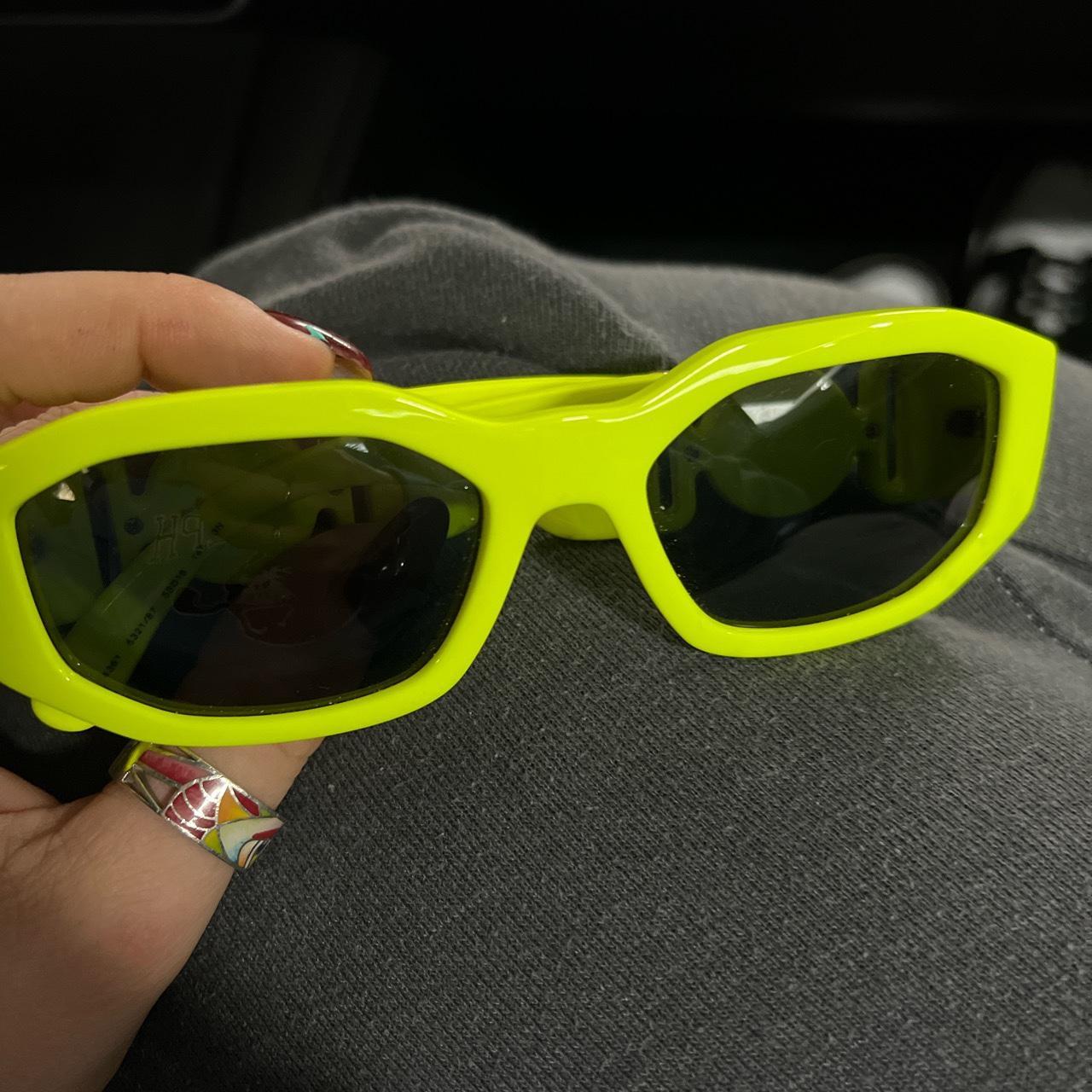 Neon Versace Yellow Glasses Versace VE4361 Biggie M (53 18) With