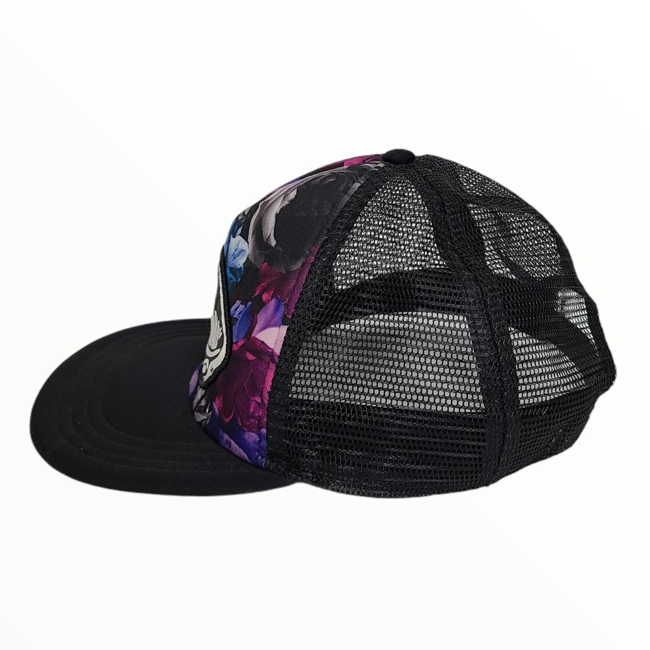 Vans Men's Black and Purple Hat Depop