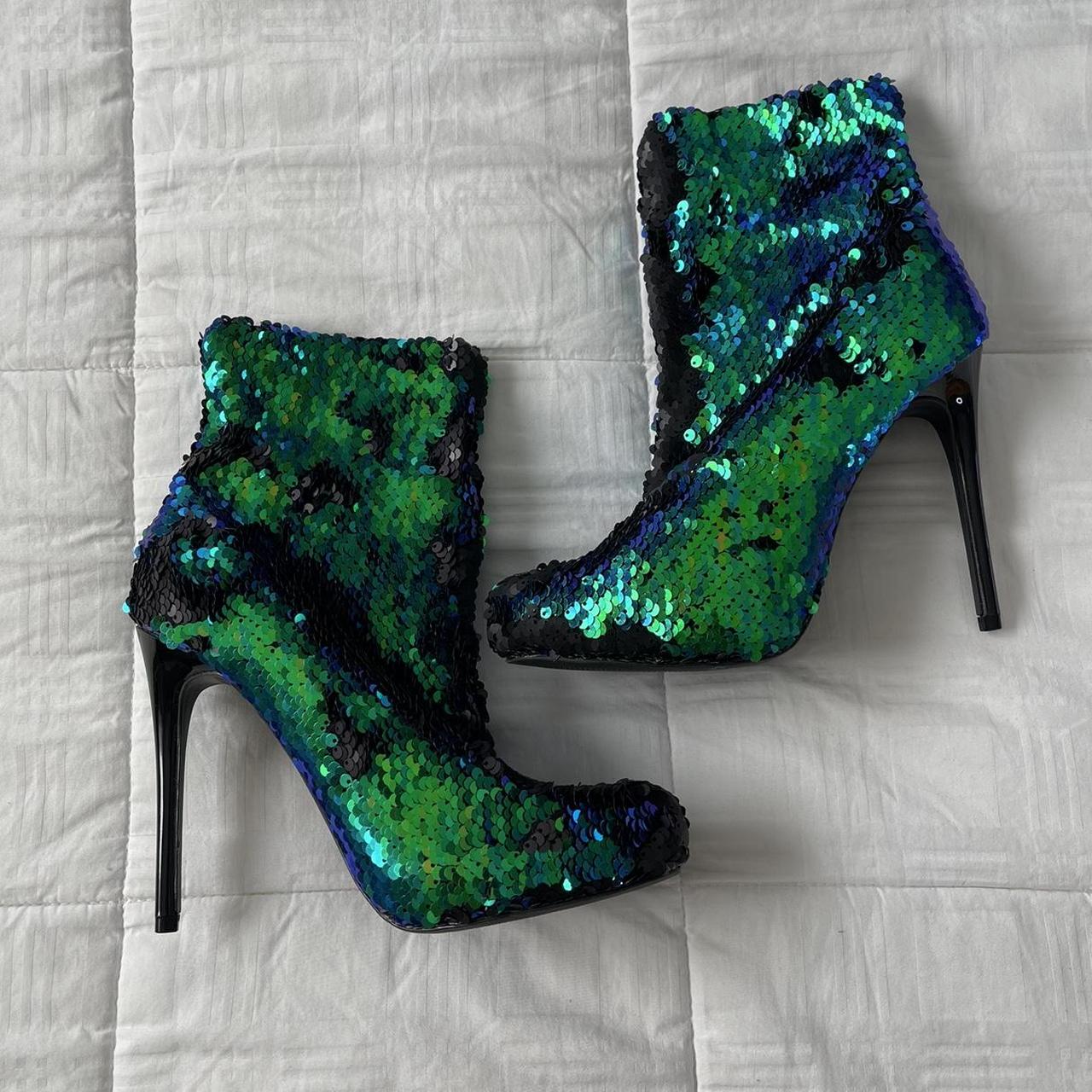 Reversible deals sequin boots