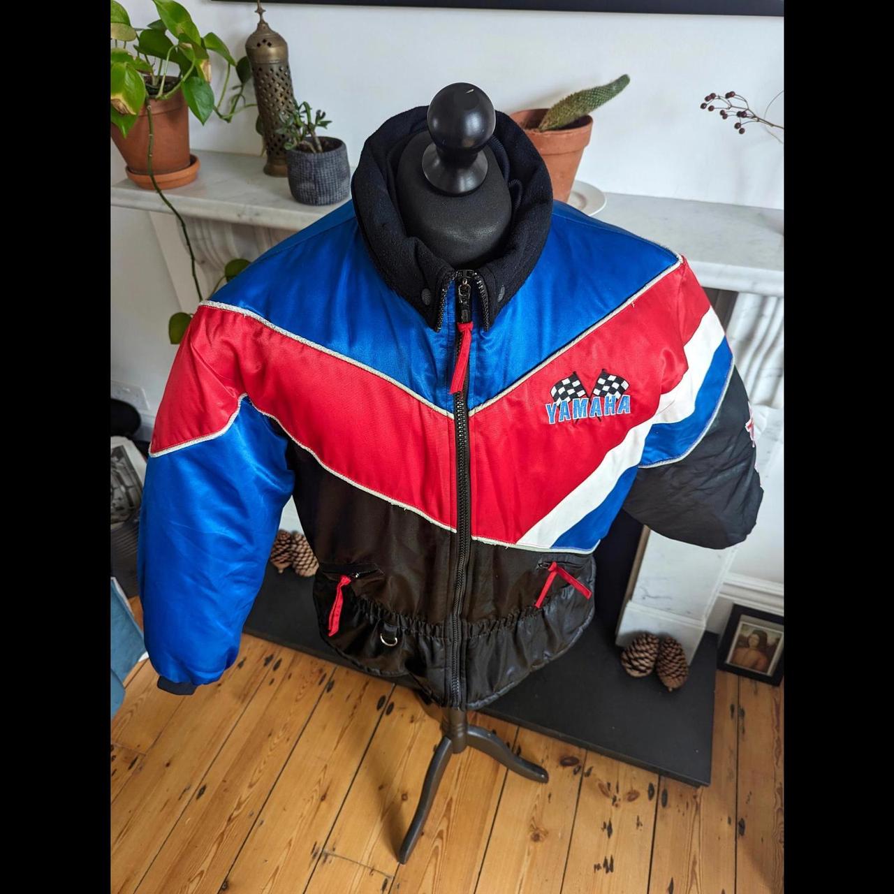 Vintage late 80's/90's Yamaha Padded Racing Jacket, | Depop