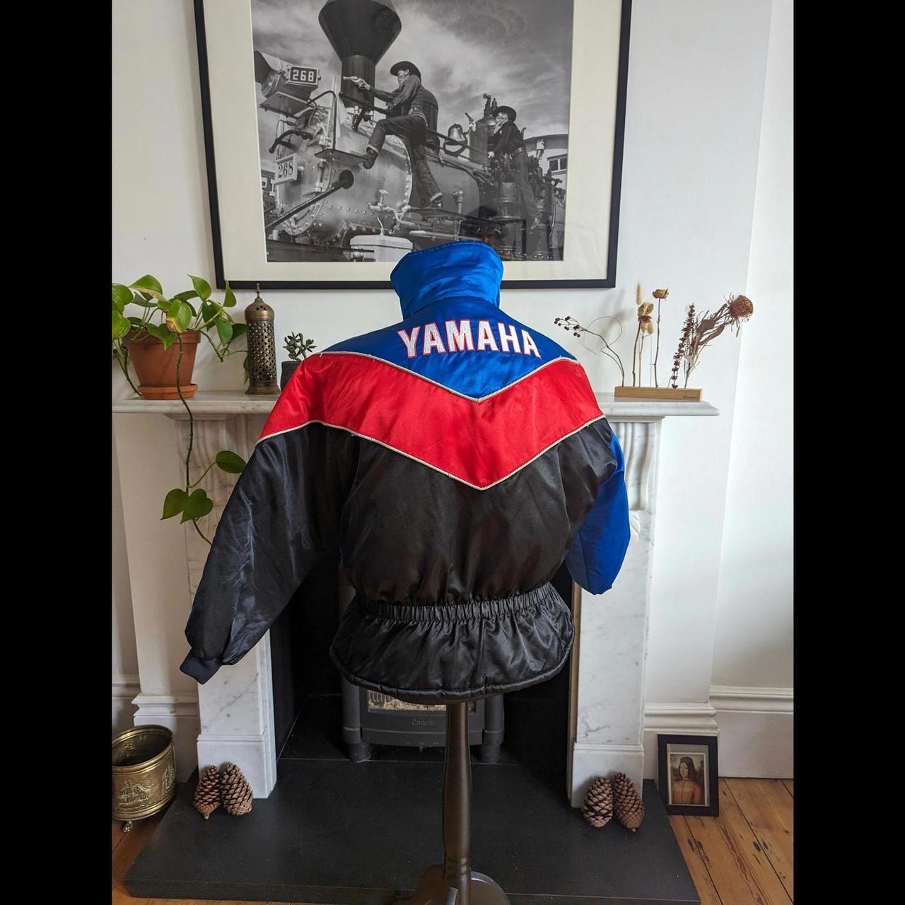 Vintage late 80's/90's Yamaha Padded Racing Jacket, | Depop