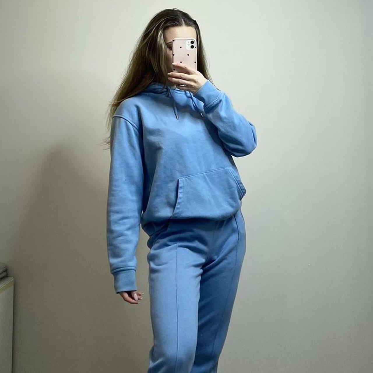 Blue tracksuit hoodie co ord set Primark Size 6 8