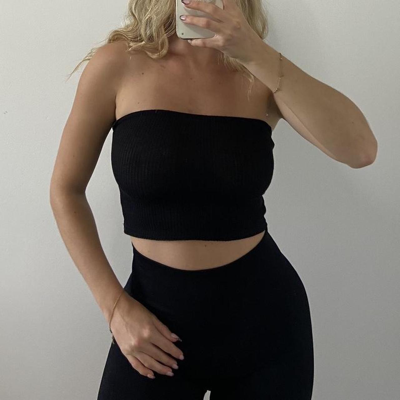 Sheer bandeau top sales
