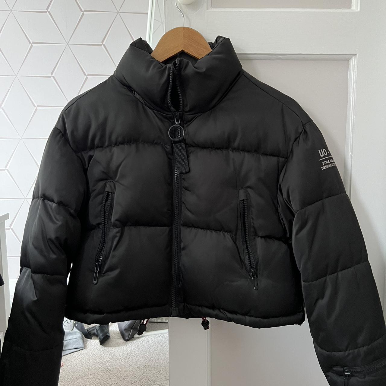 Only cropped puffer jacket best sale