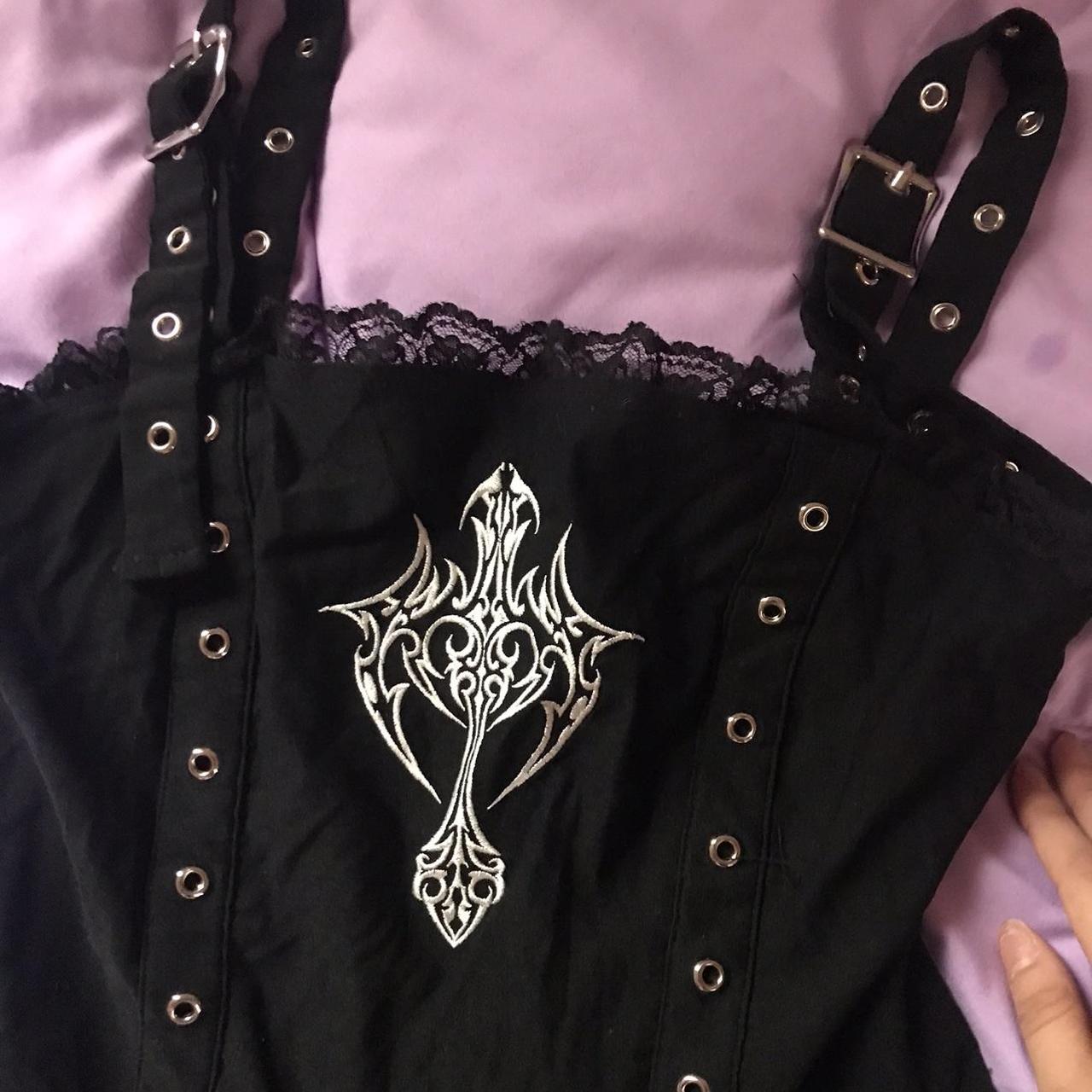 Black cross House of Widow dress (FREE... - Depop