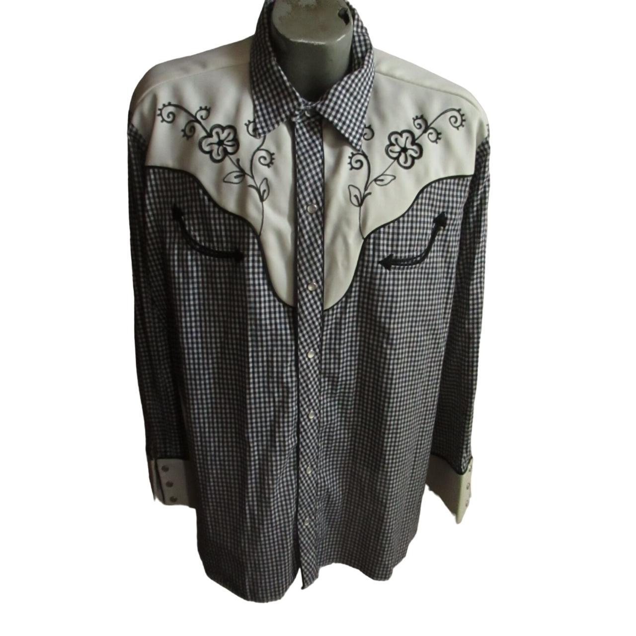 Vintage H Bar online C western dress shirt