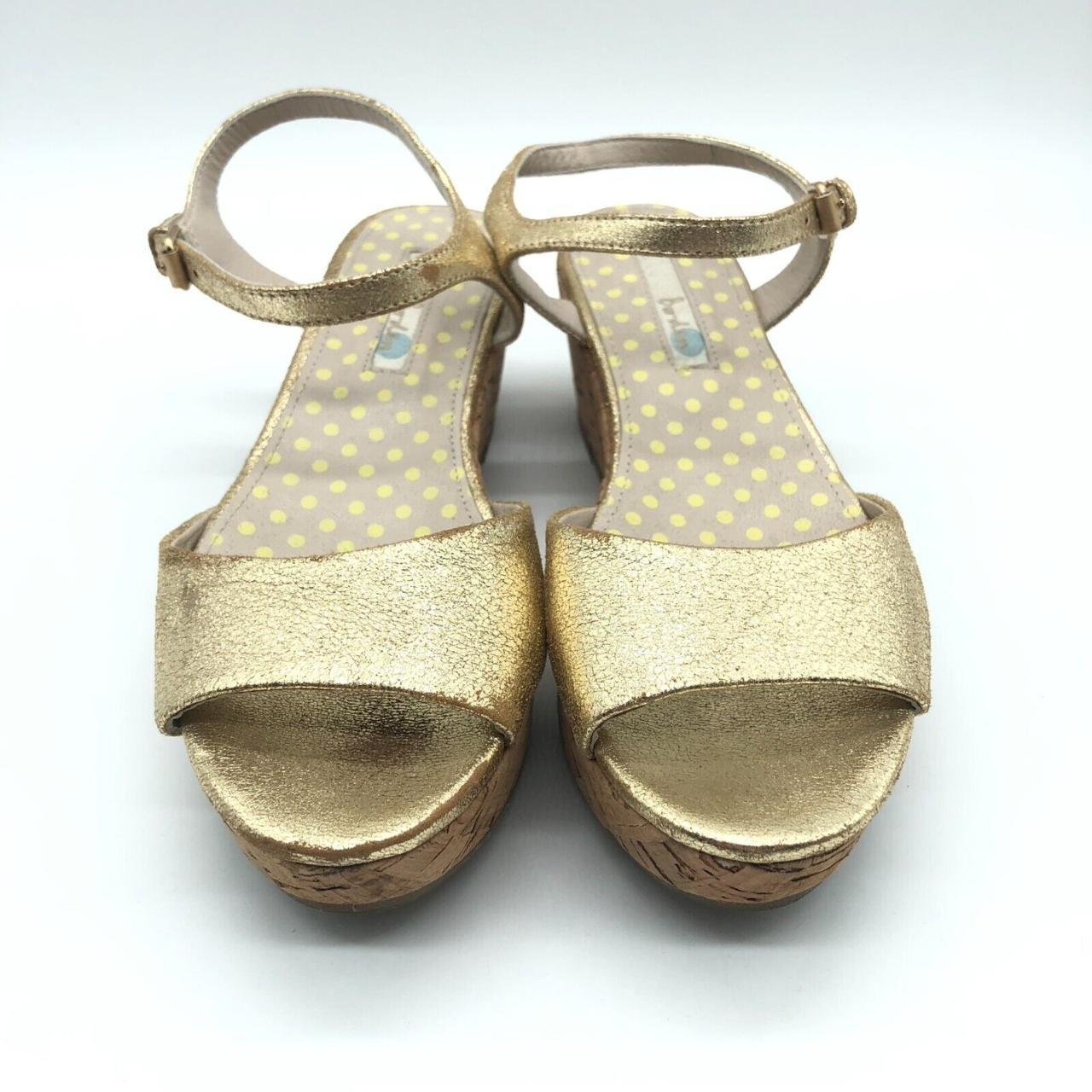 Boden cheap gold sandals