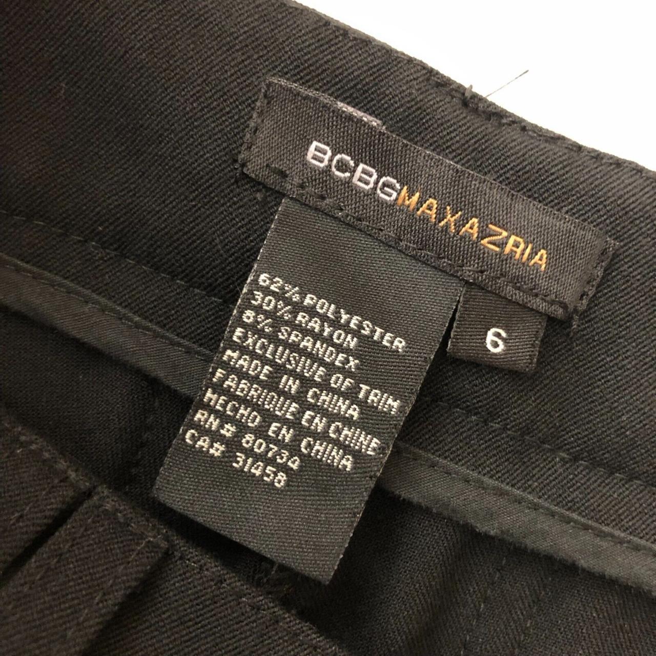 BCBG Max Azria Womens Dress Pants Zipper Detail