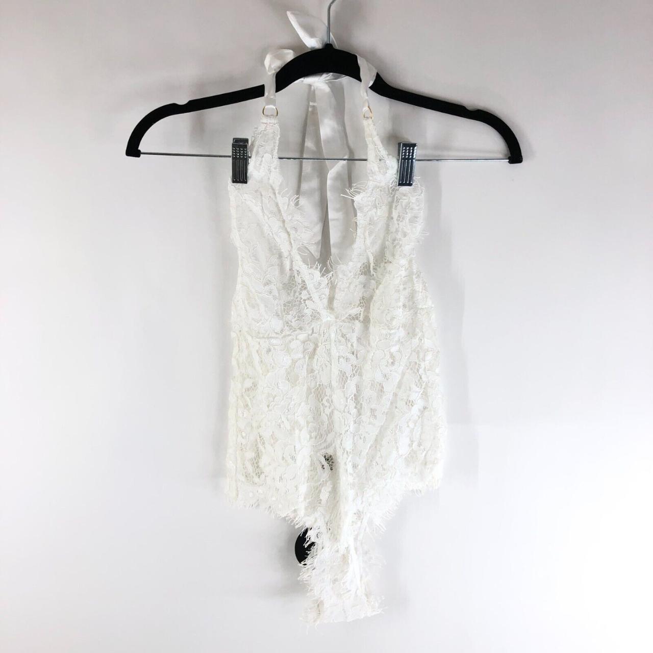 White Bodysuit - Halter Bodysuit - Lace Bodysuit - Sheer Bodysuit - Lulus
