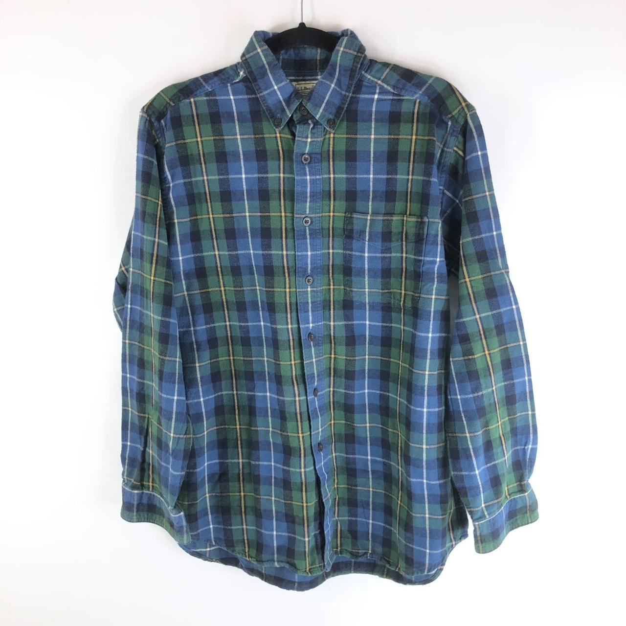L.L.Bean Men's Scotch Plaid Flannel Shirt