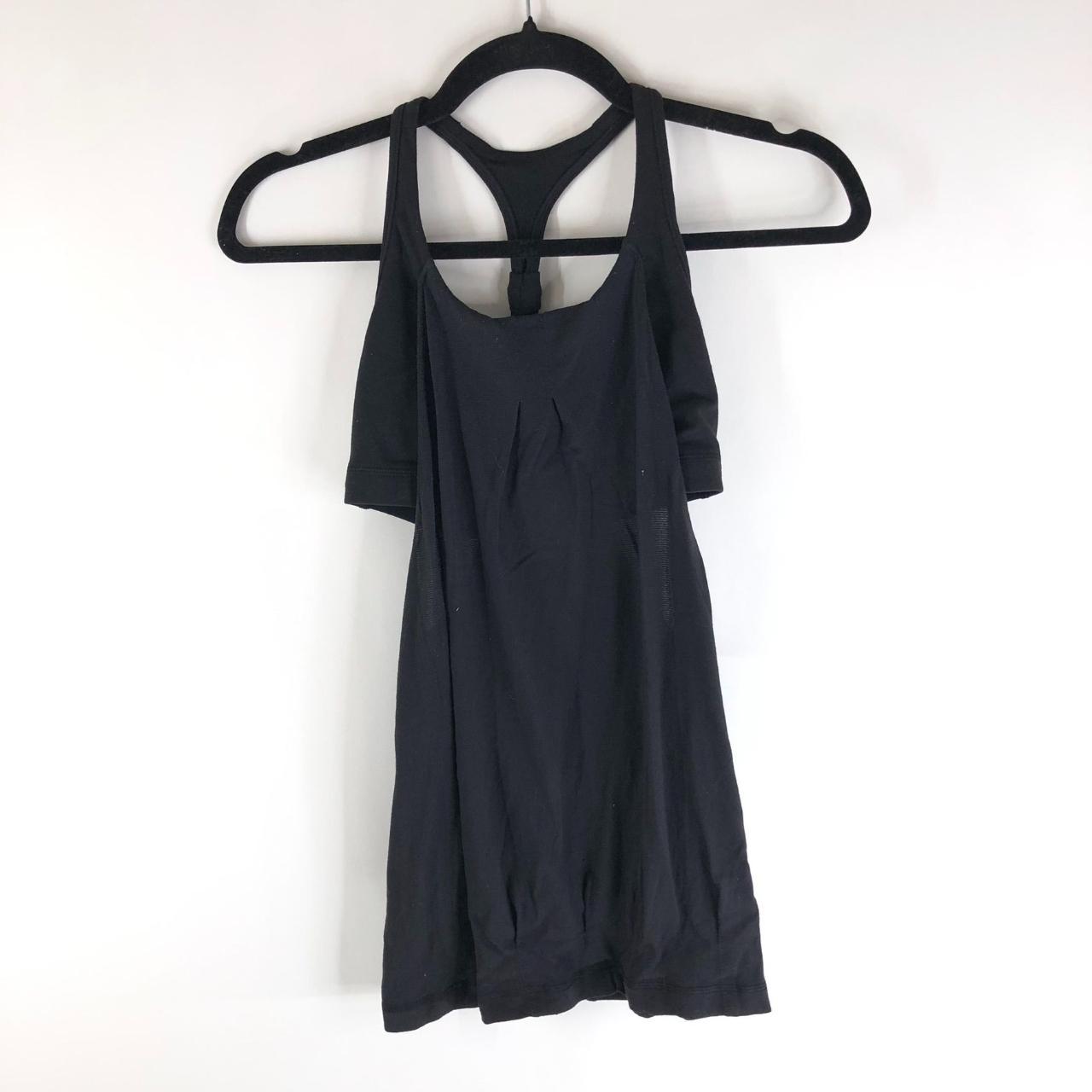 Lululemon Practice Freely Tank Shelf Bra Black - Depop