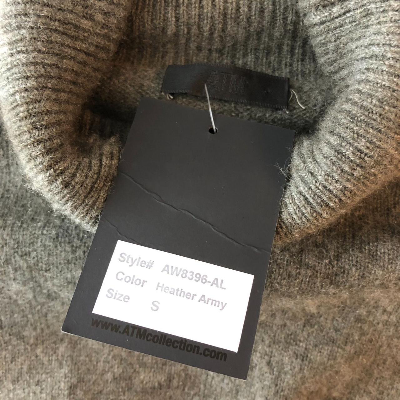 ATM Anthony Thomas Melillo | Recycled Cashmere Turtleneck Sweater - Heather Charcoal | S | Heather Charcoal