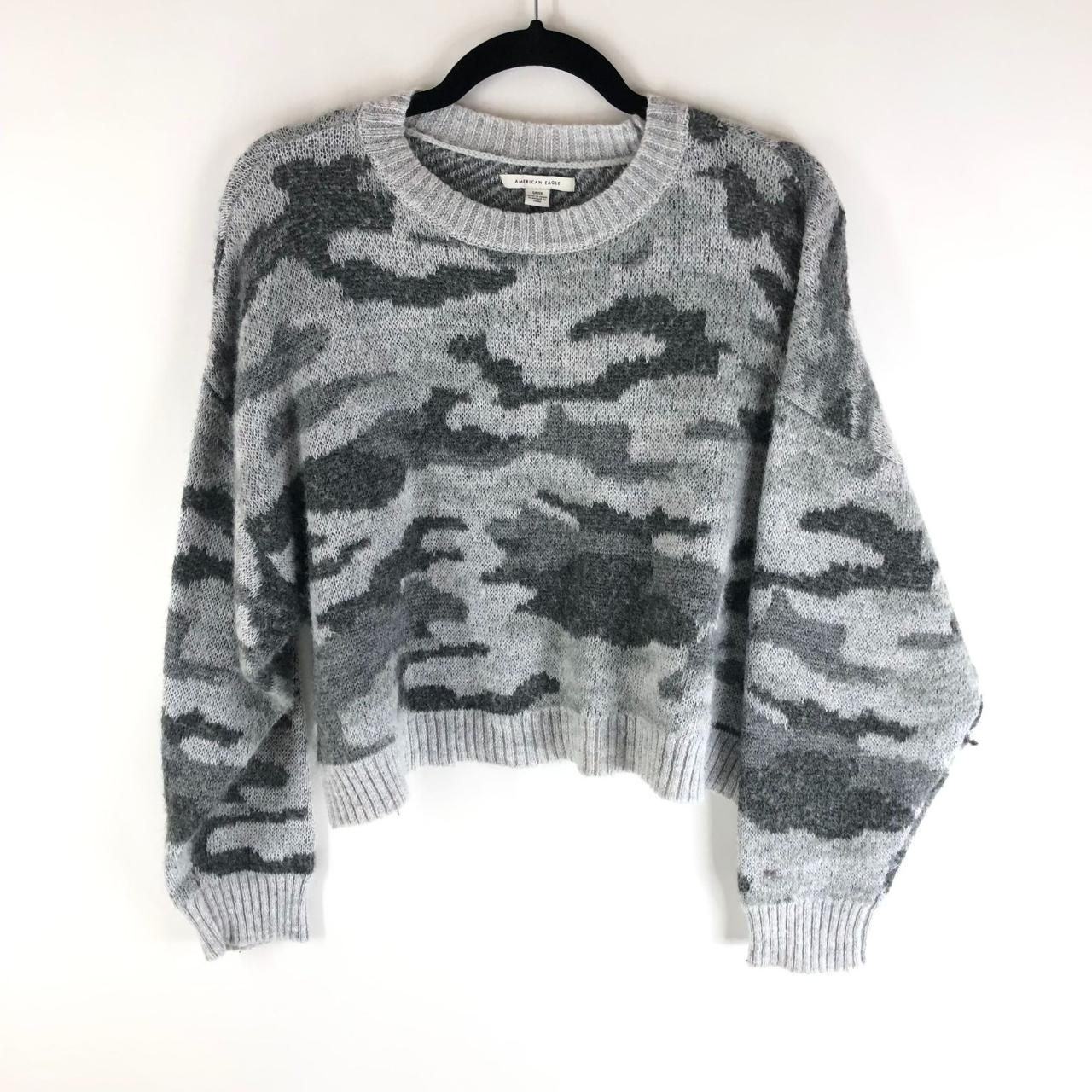 American eagle camo outlet sweater