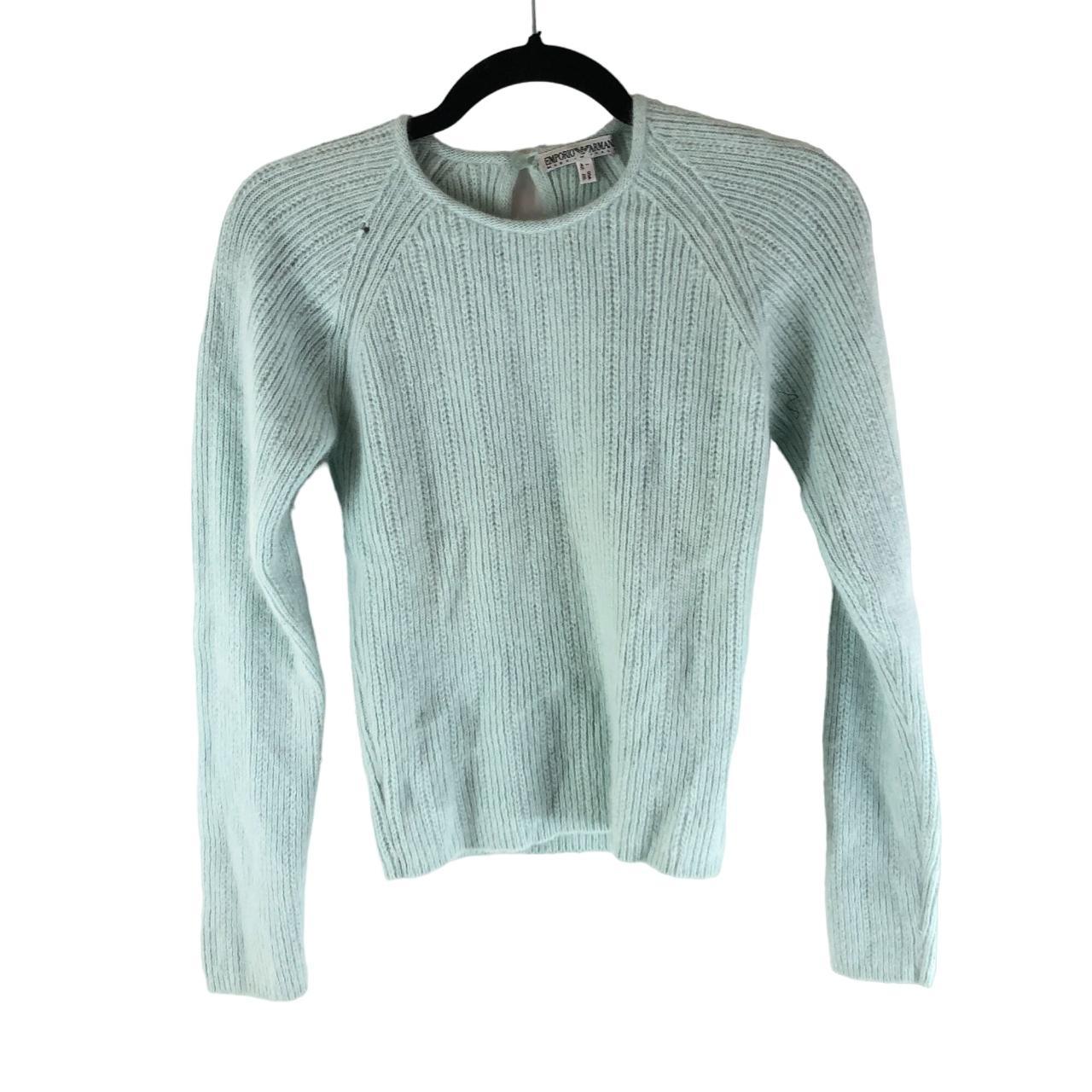 Emporio Armani Womens Sweater Vintage Angora Wool Depop