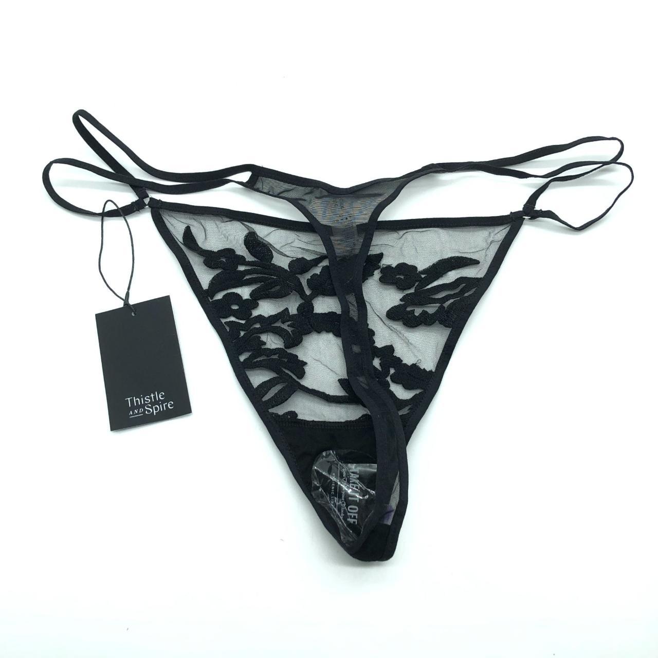 Thistle and spire thong bottom worn once, size small - Depop