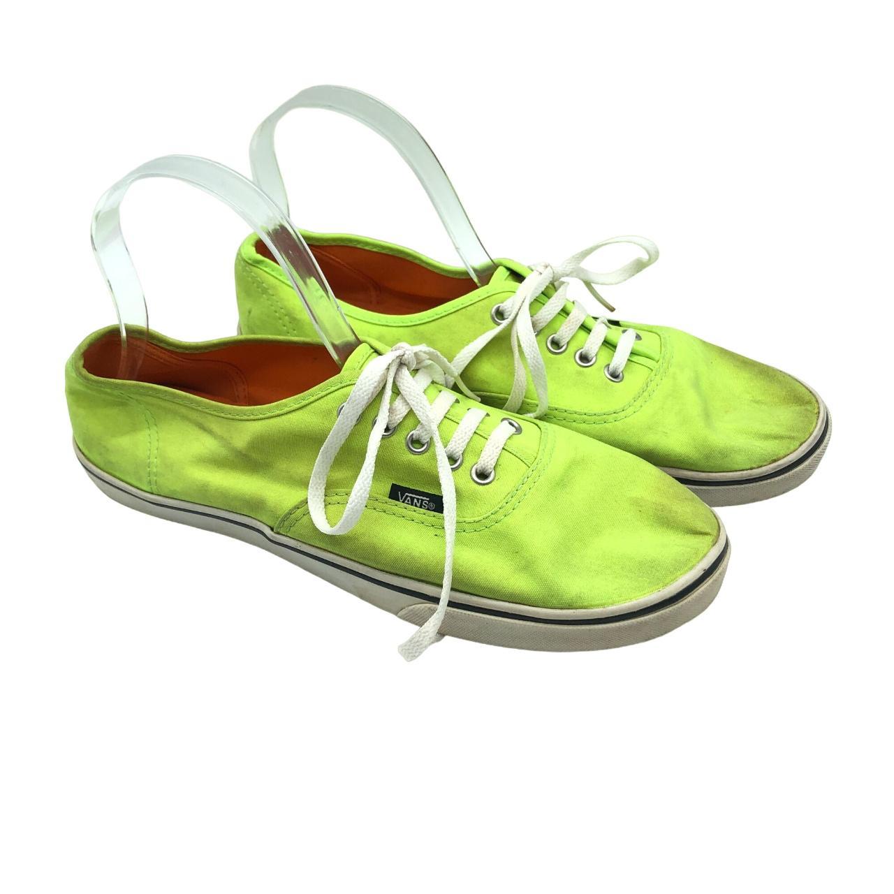 Lime green and white 2024 vans