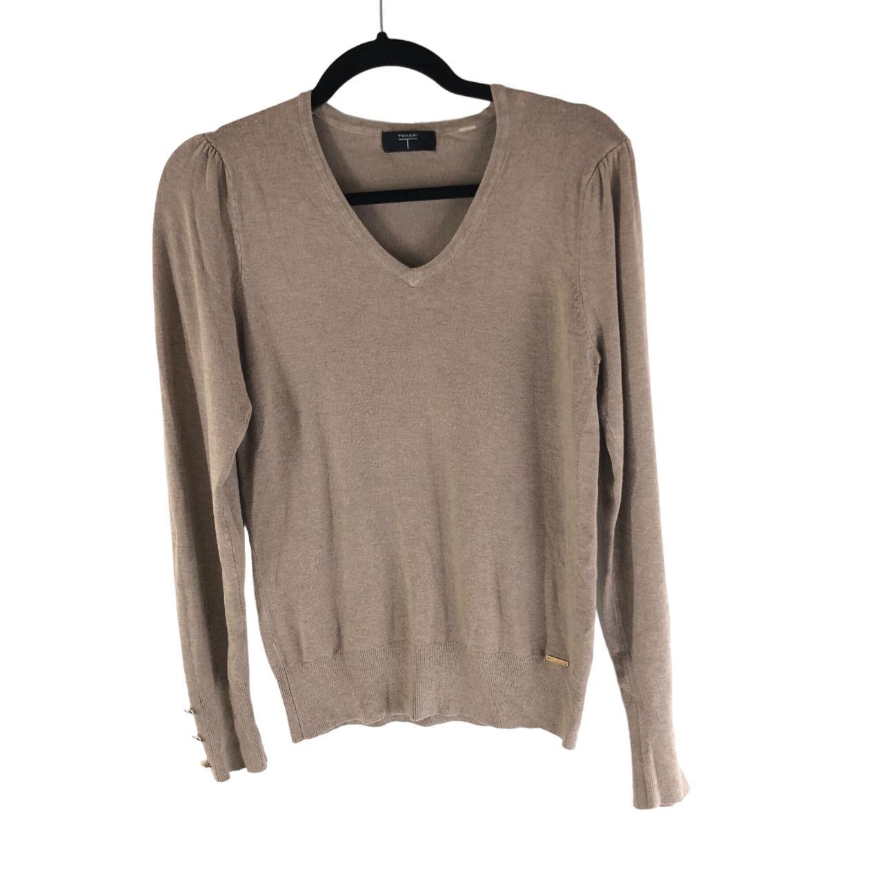 Tahari Womens V-Neck store Sweater