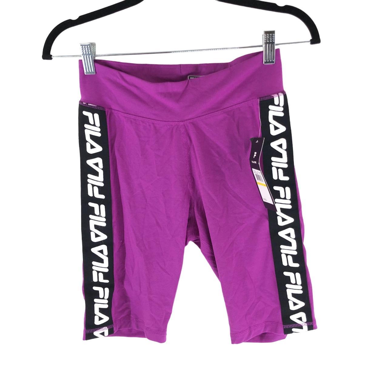 Fila Womens Believe Me Bike Short Spellout Logo