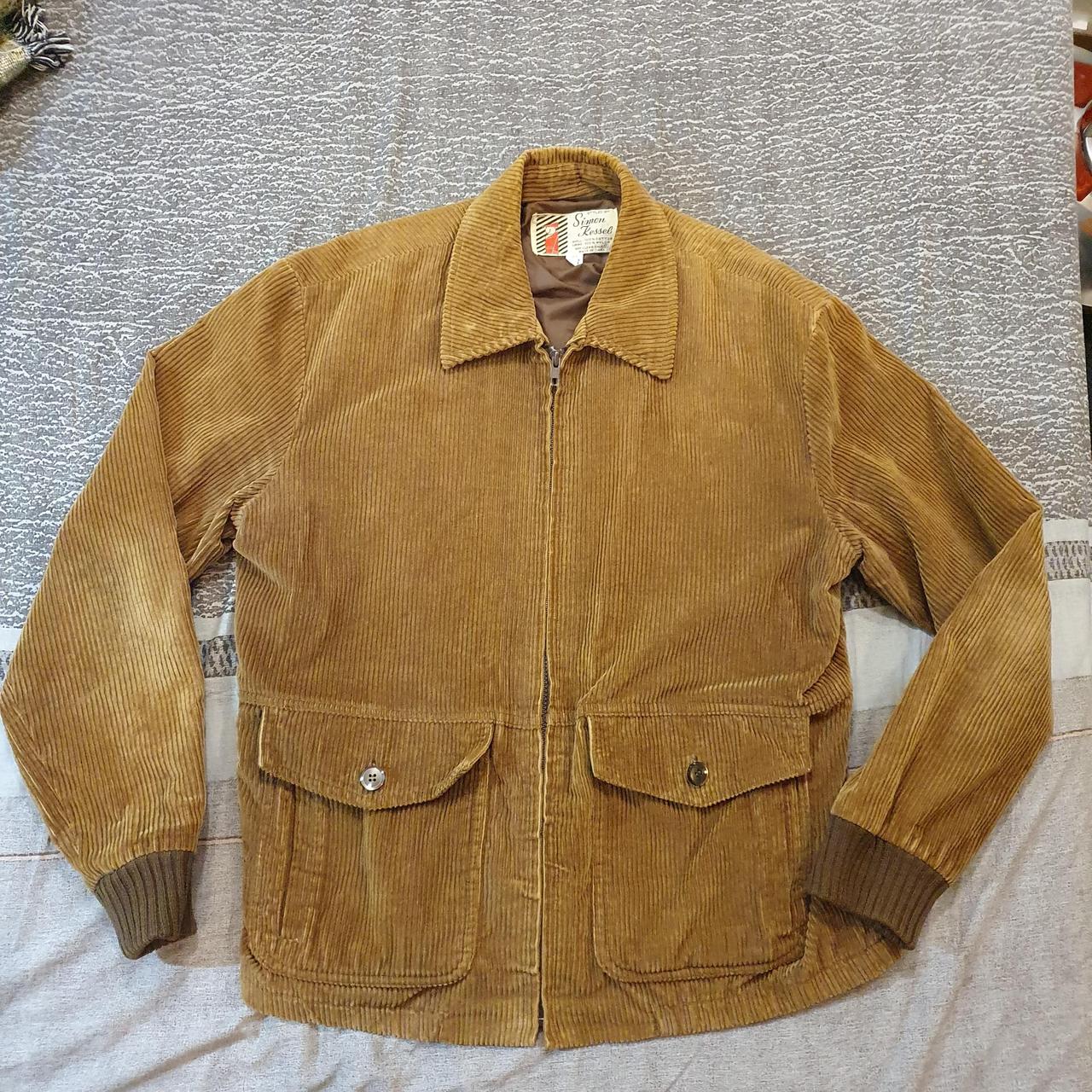 vintage simon kessel corduroy jacket. size... - Depop