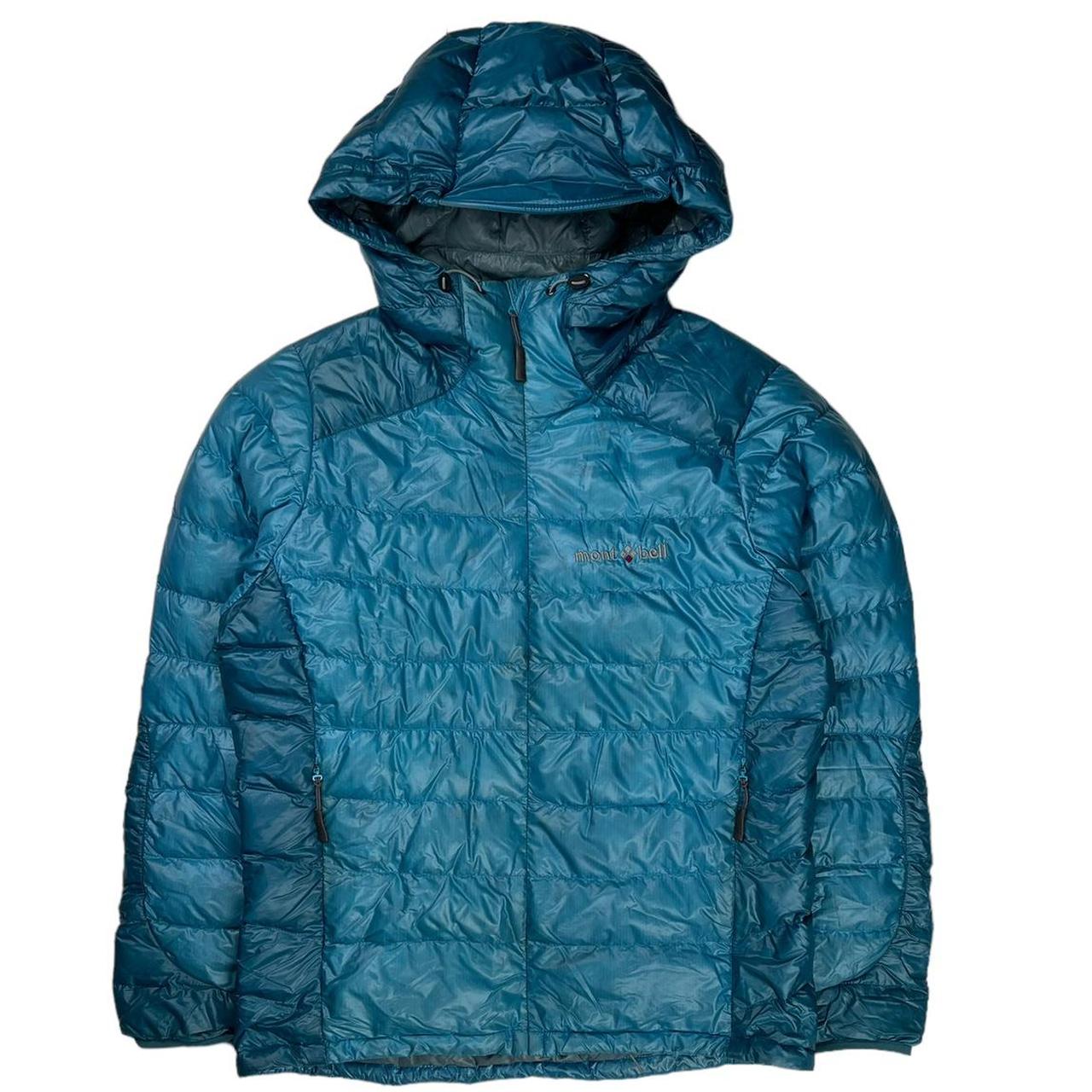 Montbell two tone blue down puffer jacket , Size: XS...